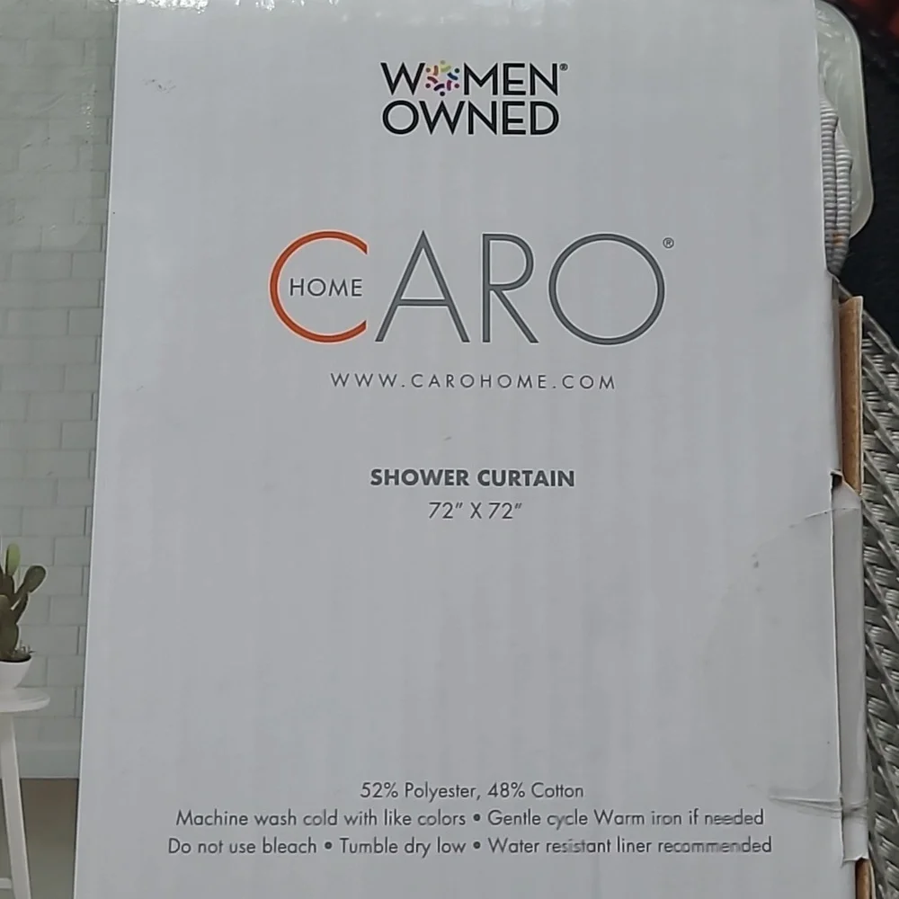 Caro Fabric Shower Curtain